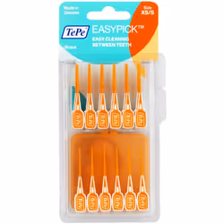 Tepe EasyPik Scovolini in Gomma Arancione Pulizia Denti Taglia XS e S 36 Pz - Vista aggiuntiva 4