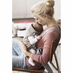 BabyBjorn 021002 Portabebè morbido Cotone, Elastan, Tessuto, Poliestere Grigio - Vista aggiuntiva 2