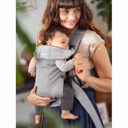 Childhome BB021018 portabebè Zaino portabebè Cotone, Elastan, Poliestere Grigio - Vista aggiuntiva 4