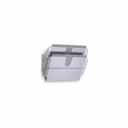 Espositore da parete FLEXIPLUS, incl. viti e tasselli, 2 UNI A4 orizzontale, trasparente. Fornitura = smontato. Per carta di ...