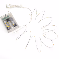 Konstsmide 1461-890, Ghirlanda di luci decorative, Argento, Metallo, Plastica, Luce d'atmosfera, Universale, IP20