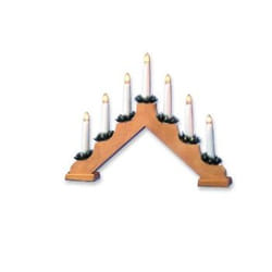 Konstsmide 7 Light Wooden Candlestick 7 lampadina(e)