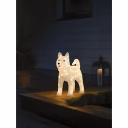 Konstsmide Dog Husky Figura luminosa decorativa 88 lampadina(e) LED 3,6 W G