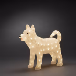 Konstsmide Dog Husky Figura luminosa decorativa 88 lampadina(e) LED 3,6 W G