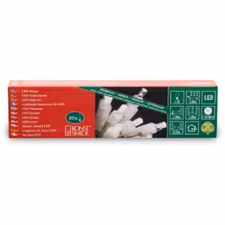 Caratteristiche: - Colore della luce: bianco caldo. - Con 10 diodi. - Potenza totale: 0,76 W. - Tensione: 230 V. - Lunghezza ...