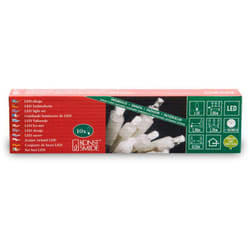 Konstsmide - 5300-103 / catena di miniLED / 10 diodi bianchi caldi / 230V / cavo trasparente