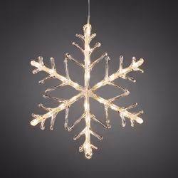 Konstsmide 4440-103, Figura luminosa decorativa, Trasparente, Cloruro di polivinile (PVC), IP44, CE, 90 lampadina(e)