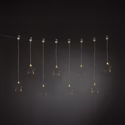 Konstsmide 4452-103, Figura luminosa decorativa, Trasparente, Plastica, Luce d'atmosfera, IP20, CE