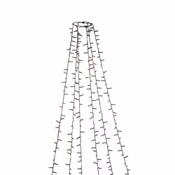 Konstsmide 6650-830, 110 lampada(e), LED, Ambra, Esterno, Nero, Plastica