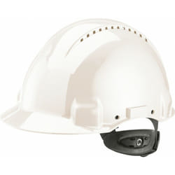 3M - G3000N Casco, Abs, Sistema a Cremagliera, Bianco