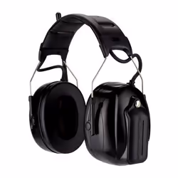 3M HRXD7A-01 cuffia e auricolare Wireless A Padiglione Ufficio Nero - Vista aggiuntiva 4