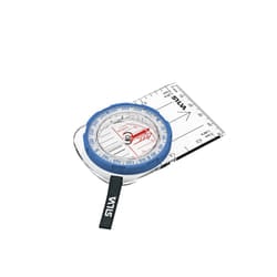 Silva Schneider Field Bussola di navigazione magnetica Blu, Trasparente