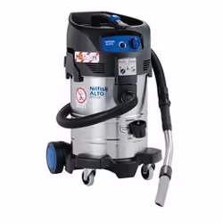 Nilfisk ATTIX 40-0M TYPE 22, 1400 W, Secco e bagnato, 37 L, 60 dB, Nero, Blu, Acciaio inox