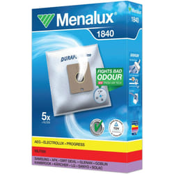 1800 Sacchetti per traini Aeg (s Bag) (5 pzz + 1 Filtro Motore), Microfibra, Bunt - Menalux