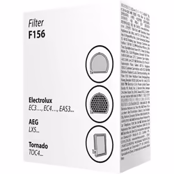 Kit di filtrazione F156 per aspirapolvere AEG 9009229320. Contenuto: filtro HEPA 1x, filtro in schiuma lavabile 1x e microfil ...
