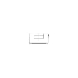 Larghezza del cassetto del congelatore completo: lunghezza 200 mm: 405 mm per frigorifero Electrox 140206401089