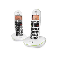 Doro PhoneEasy 100w duo Telefono DECT Identificatore di chiamata Bianco