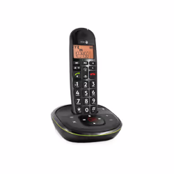Doro PhoneEasy 105wr, Telefono DECT, Telefono con vivavoce, Nero