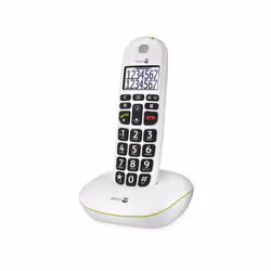 Doro PhoneEasy 110, Telefono DECT, Telefono con vivavoce, 100 voci, Identificatore di chiamata, Bianco