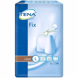 Tena Fix sono mutandine traspiranti in grado di offrire una protezione contro le perdite elevata e confortevole, sia di giorn ...
