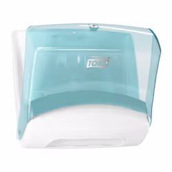 Tork 654000 dispenser di asciugamani di carta Distributore di asciugamani di carta in fogli Turchese, Bianco - Vista aggiuntiva 4