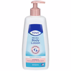 La Lozione Idratante Tena Skin Lotion 500ml è ideale per mantenere la pelle idratata e morbida. Adatta per l'uso quotidiano s ...