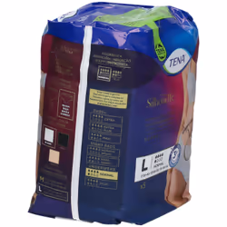 Tena  Silhouette Blanc Mutandine Assorbenti Vita Bassa Misura Large 5 Pezzi