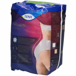 Tena  Silhouette Blanc Mutandine Assorbenti Vita Bassa Misura Large 5 Pezzi - Vista aggiuntiva 4