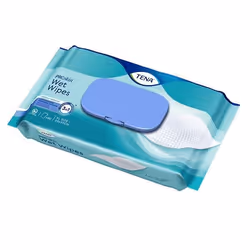 Tena Wet Wipes sono salviette umidificate ideali per detergere e idratare e rappresentano una valida alternativa all'igiene t ...