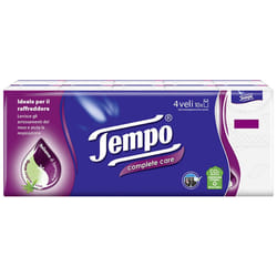 Tempo® Fazzoletti Complete Care 10x9 pz Salviette