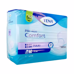 Tena Comfort Maxi è la soluzione ideale per chi cerca una protezione avanzata da incontinenza urinaria e fecale. Confezione d ...