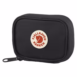 Fjällräven Kanken Card Wallet, Nero, Cotone, Poliestere, Monocromatico, Cerniera, 54 g, 110 mm