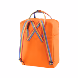 Fjällräven Kanken Rainbow zaino Zaino casual Arancione Vinylon