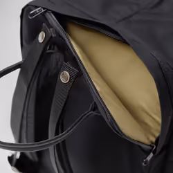 Fjällräven Kanken No.2 zaino Zaino casual Nero Cotone, Pelle, Poliestere riciclato - Vista aggiuntiva 7