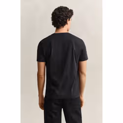 Gant 2003184-5 Maglietta Rib-knit neckline Manica corta Cotone - Vista aggiuntiva 4