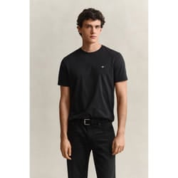 Gant 2003184-5 Maglietta Rib-knit neckline Manica corta Cotone
