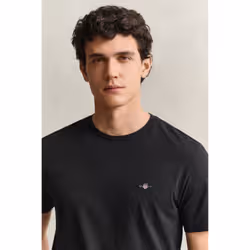 Gant 2003184-5 Maglietta Rib-knit neckline Manica corta Cotone - Vista aggiuntiva 3