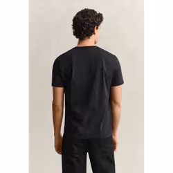 Gant 2003184-5 Maglietta Rib-knit neckline Manica corta Cotone - Vista aggiuntiva 4
