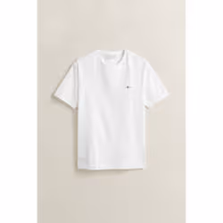 Gant 2003184-110 Maglietta Rib-knit neckline Manica corta Cotone - Vista aggiuntiva 5