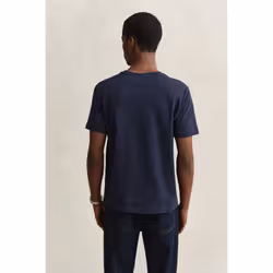Gant 2003184-433 Maglietta Rib-knit neckline Manica corta Cotone - Vista aggiuntiva 4