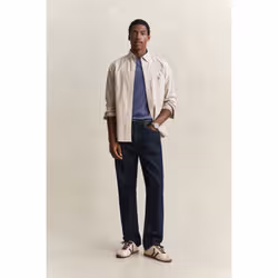 Gant 2003184-902 Maglietta Rib-knit neckline Manica corta Cotone - Vista aggiuntiva 2