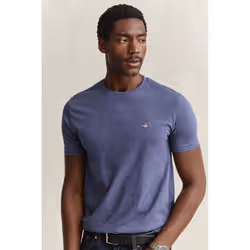 Gant 2003184-902 Maglietta Rib-knit neckline Manica corta Cotone - Vista aggiuntiva 3