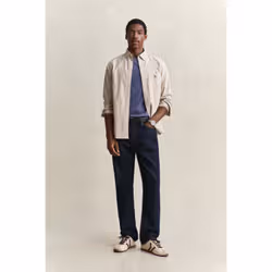 Gant 2003184-902 Maglietta Rib-knit neckline Manica corta Cotone - Vista aggiuntiva 2