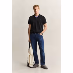 Gant 2062026-5 Polo Collo botton down Manica corta Cotone, Elastan - Vista aggiuntiva 2