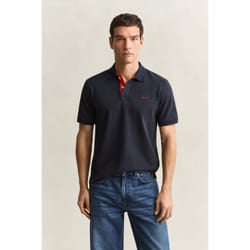 Gant 2062026-433 Polo Collo botton down Manica corta Cotone, Elastan