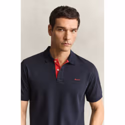 Gant 2062026-433 Polo Collo botton down Manica corta Cotone, Elastan - Vista aggiuntiva 3