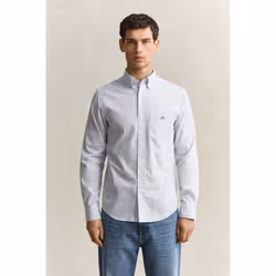Gant 3262030-455 Camicia Collo botton down Manica lunga Cotone - Vista aggiuntiva 3