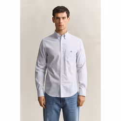 Gant 3262030-455 Camicia Collo botton down Manica lunga Cotone - Vista aggiuntiva 3