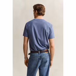 Gant 2003184-476 Maglietta Rib-knit neckline Manica corta Cotone - Vista aggiuntiva 4
