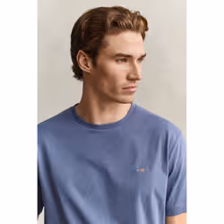 Gant 2003184-476 Maglietta Rib-knit neckline Manica corta Cotone - Vista aggiuntiva 3
